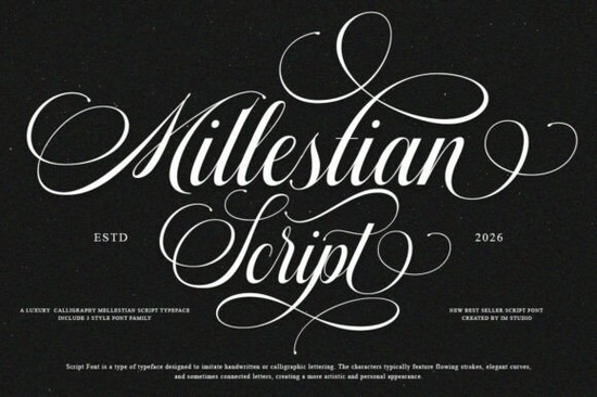 Mallestian Script Font